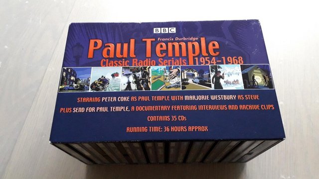 Preview of the first image of PAUL TEMPLE BOX OF Cd's  A Classic.