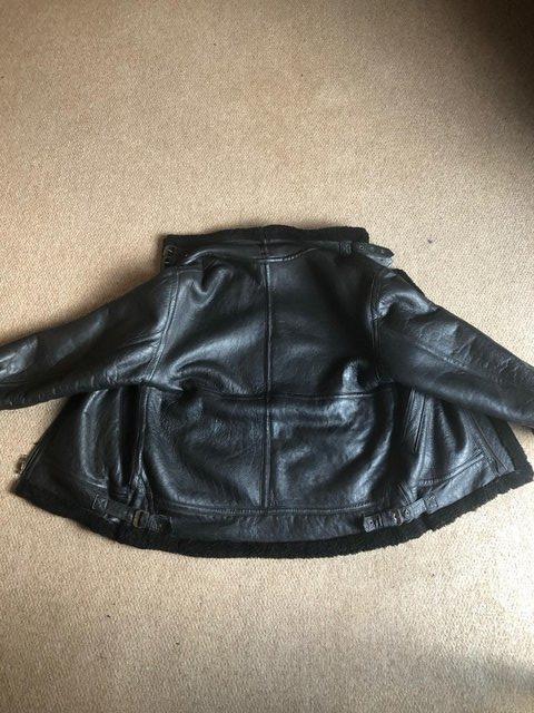 Image 6 of Ladies or mans sheepskin bomber jacket.