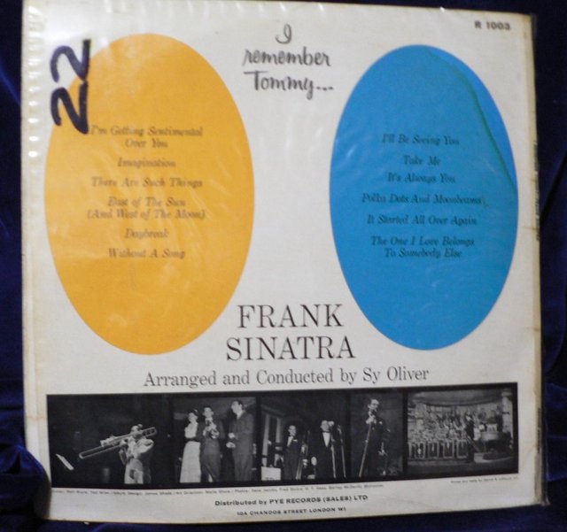 Image 2 of Frank Sinatra – I Remember Tommy....Reprise R1003