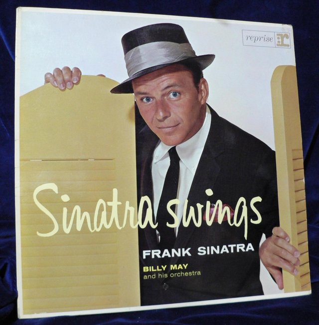 Preview of the first image of Frank Sinatra – Sinatra Swings...Reprise R1002.