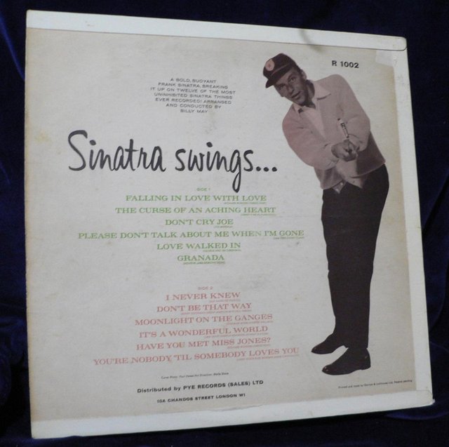 Image 2 of Frank Sinatra – Sinatra Swings...Reprise R1002