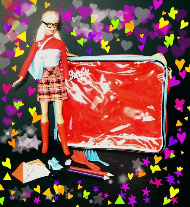 Preview of the first image of Barbie College Style Doll with Carry Case v. Rare 2001.