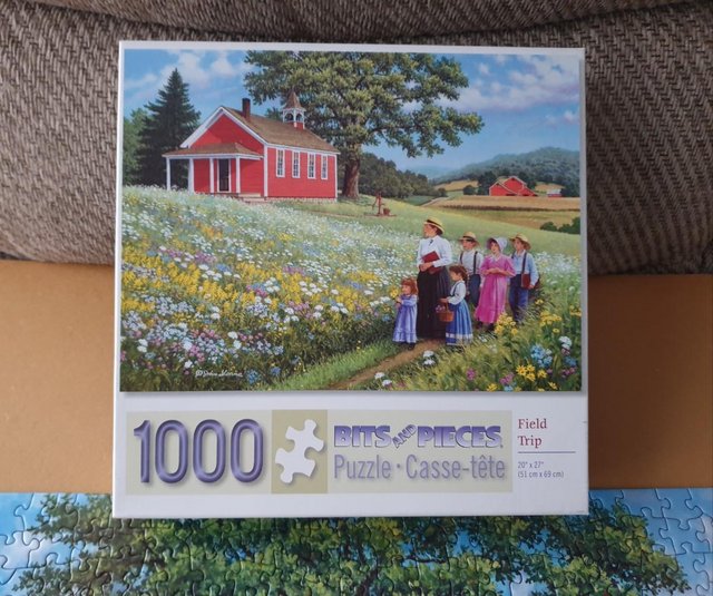 Preview of the first image of 1000 piece jigsaw called FIELD TRIP by BITS & PIECES.