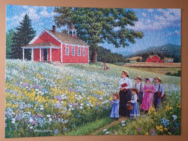 Image 2 of 1000 piece jigsaw called FIELD TRIP by BITS & PIECES