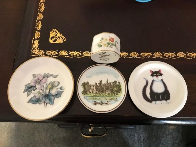 Image 2 of Ornament BUNDLE; Rabbits, Cats; Wedgewood dishes