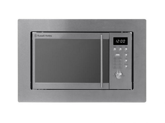 Preview of the first image of BUILT IN 20 LITRE STAINLESS STEEL DIGITAL MICROWAVE NEW.