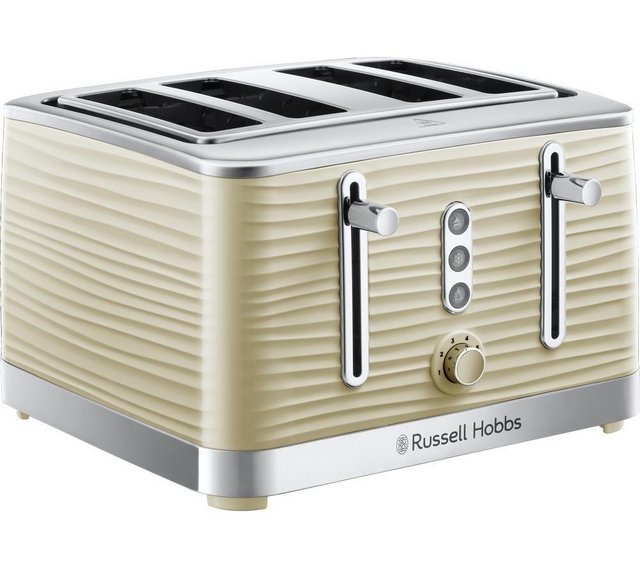 Preview of the first image of RUSSELL HOBBS INSPIRE 4-SlICE TOASTER CREAM.