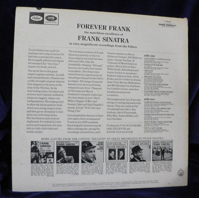 Image 2 of Frank Sinatra – Forever Frank - Capitol T2602