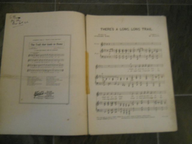 Image 2 of There's A Long Long Trail Vintage Sheet Music 1913