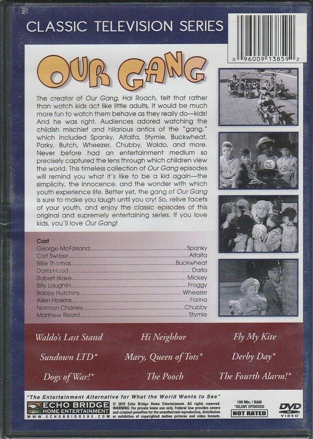 Image 2 of Our Gang Little Rascals Vol 2 DVD Spanky Alfalfa Buckwheat
