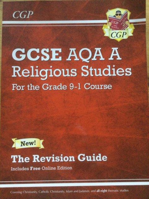 Preview of the first image of CGP GCSE AQA A Religious Studies For the Grade 9-1 Course.