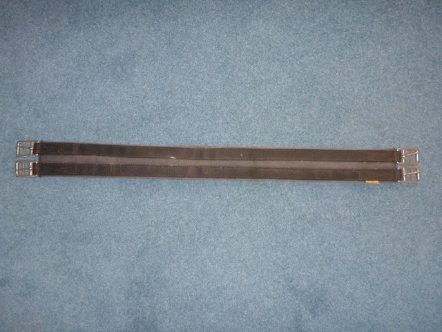 Image 3 of Girth for horse: 34 inch=86cm good condition black webbing