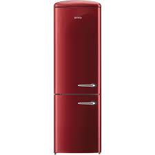 Preview of the first image of GORENJE 70/30 RETRO BURGUNDY FRIDGE FREEZER-A+++-NEW-FAB.