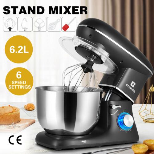 Preview of the first image of COSVALVE 6.2L PRO FOOD ELECTRIC STAND MIXER-1400W BLACK.