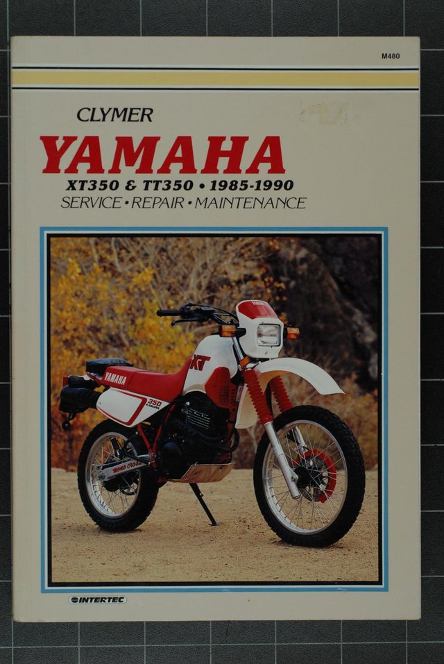 Preview of the first image of Clymer Yamaha XT350 - TT350cc.
