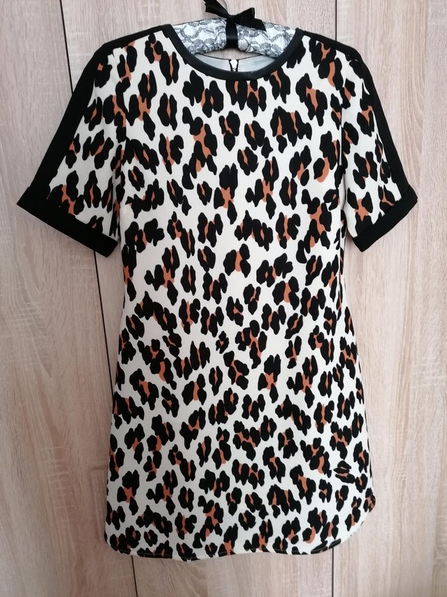 Preview of the first image of LADIES DRESS "ANIMAL PRINT" FROM OASIS  8 UK.