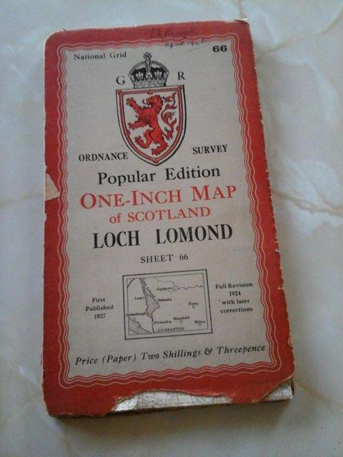 Preview of the first image of 1927 OS Map of Loch Lomond.