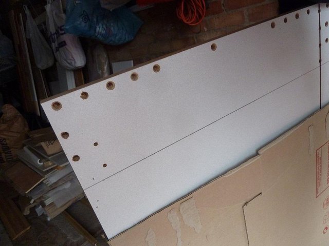 Image 3 of 2 Hygena Oakley drawer fronts and 2 base unit panels