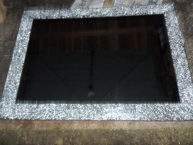 Preview of the first image of India Crackle  Glass Mirror.