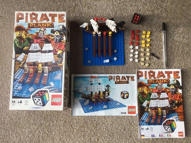 Preview of the first image of Lego game pirate plank 3848 EUC.