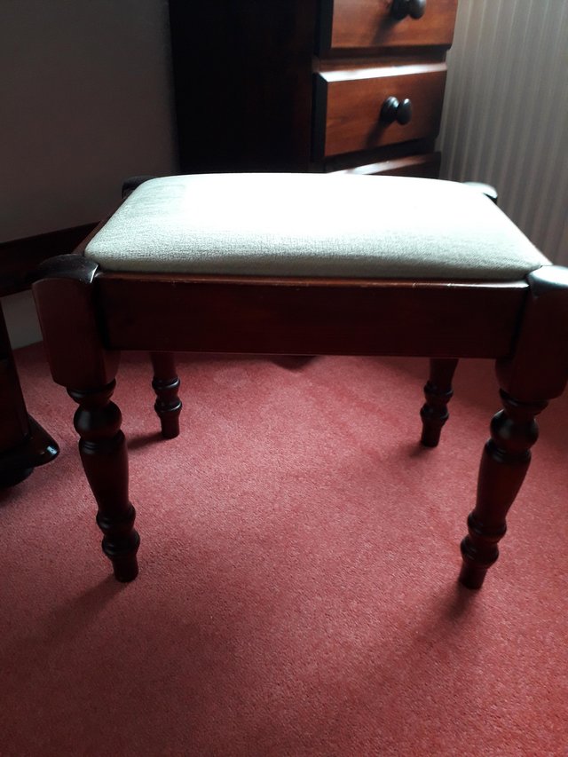 Preview of the first image of Dressing table stool.