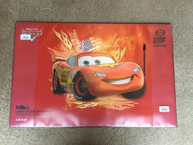 Preview of the first image of Disney Pixar Cars desk mat new.