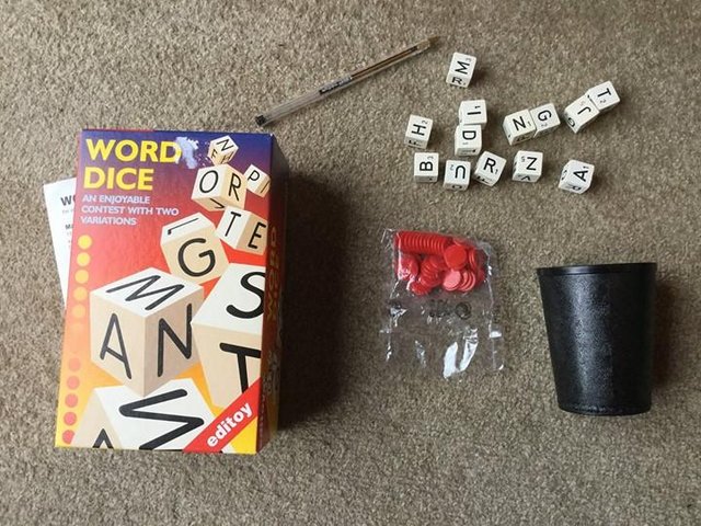 Preview of the first image of Word Dice game, similar to Boggle - as new.