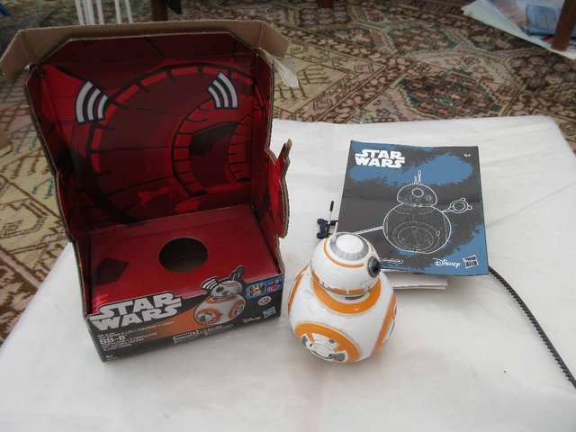 Image 2 of Star Wars BB-8 robot toy - WORKING £10