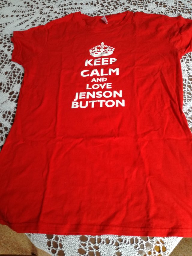Preview of the first image of Jensen Button T shirt.