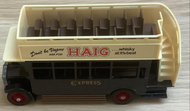 Preview of the first image of Matchbox Yesteryear BOXED Haig Whisky 1922 AEC Omnibus Y-23.