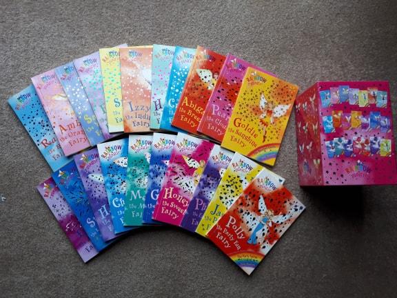 Preview of the first image of Rainbow Fairies books box set 1-21 EUC.