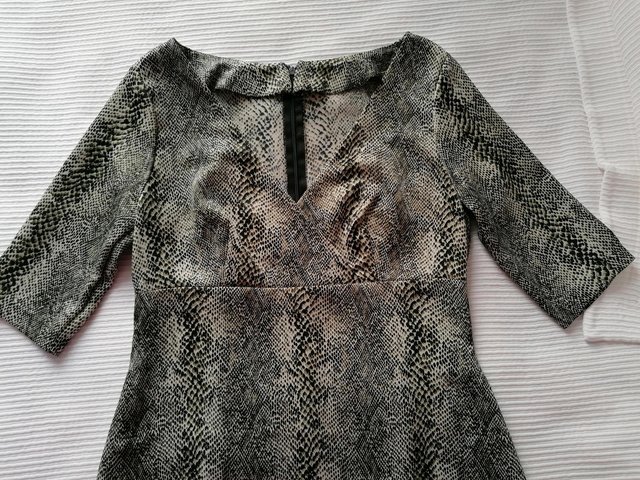 Image 3 of LADIES DRESS SNAKE PRINT 10 UK