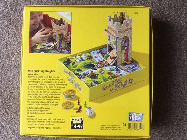 Image 2 of Haba Knuckling Knights game - as new