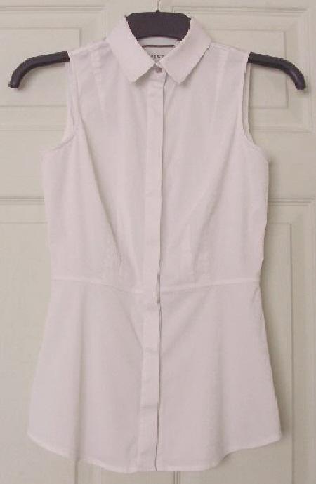 Preview of the first image of Ladies White Sleeveless Top By Thomas Pink - Sz 6     B10.