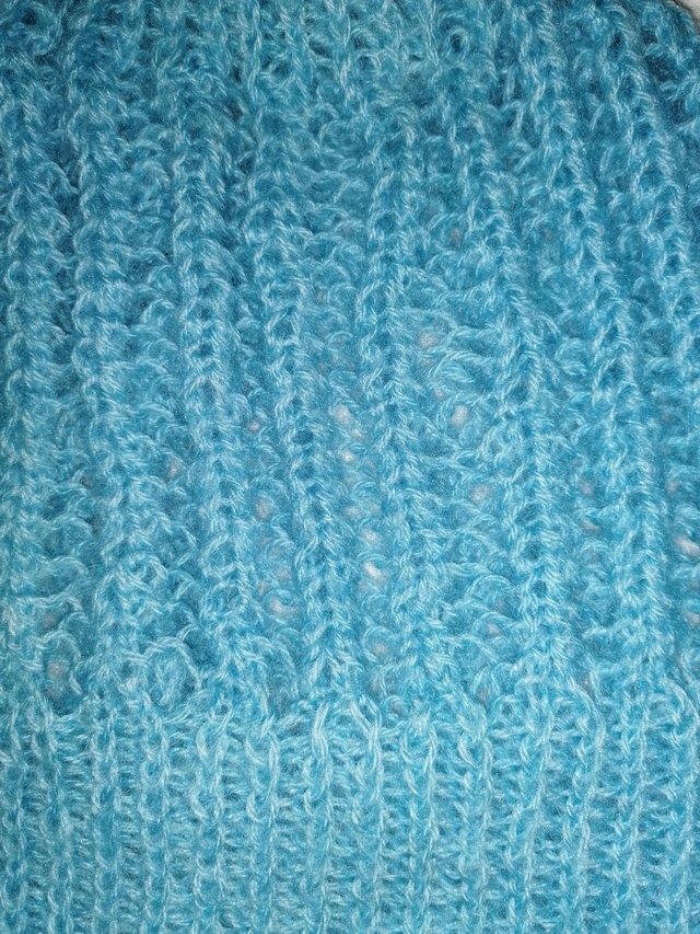 Image 2 of LADIES KNITTED SOFT HAT BABY BLUE