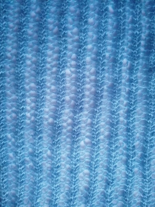 Image 2 of LADIES KNITTED SWEATER BABY BLUE M