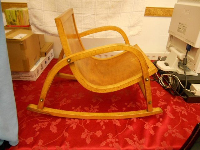 Image 3 of ANTIQUE / VINTAGE CHILD'S ROCKING CHAIR