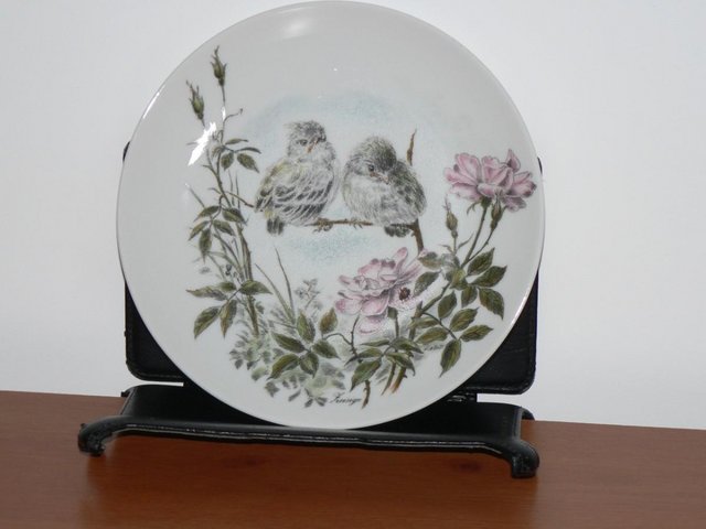 Preview of the first image of 3 X KAISER OF GERMANY BIRD WALL HANGING PLATES.