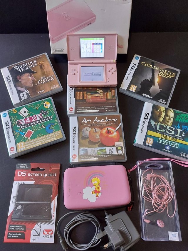Preview of the first image of Nintendo DS Lite Console and Games Bundle - Ideal Christmas.