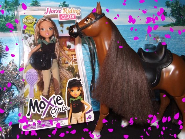 Preview of the first image of Moxie Girlz Monet - Horse Riding Club BNIB.