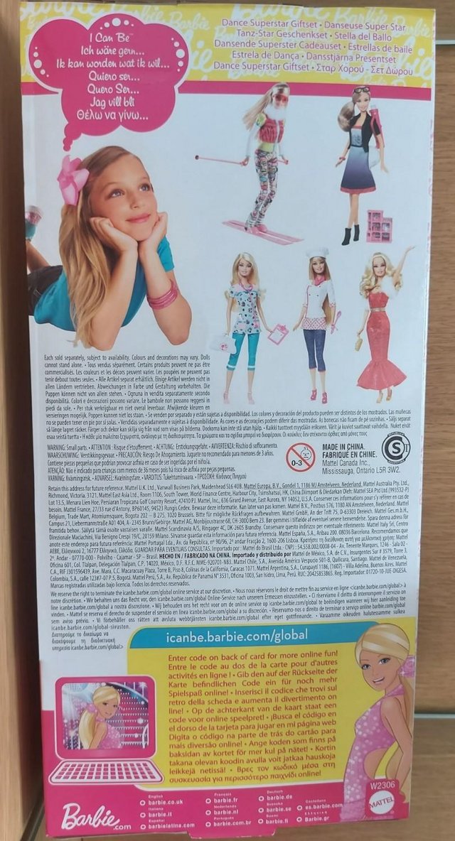Image 4 of STRICTLY FANS ..I can be..Barbie Doll-Dance Superstar BNIB