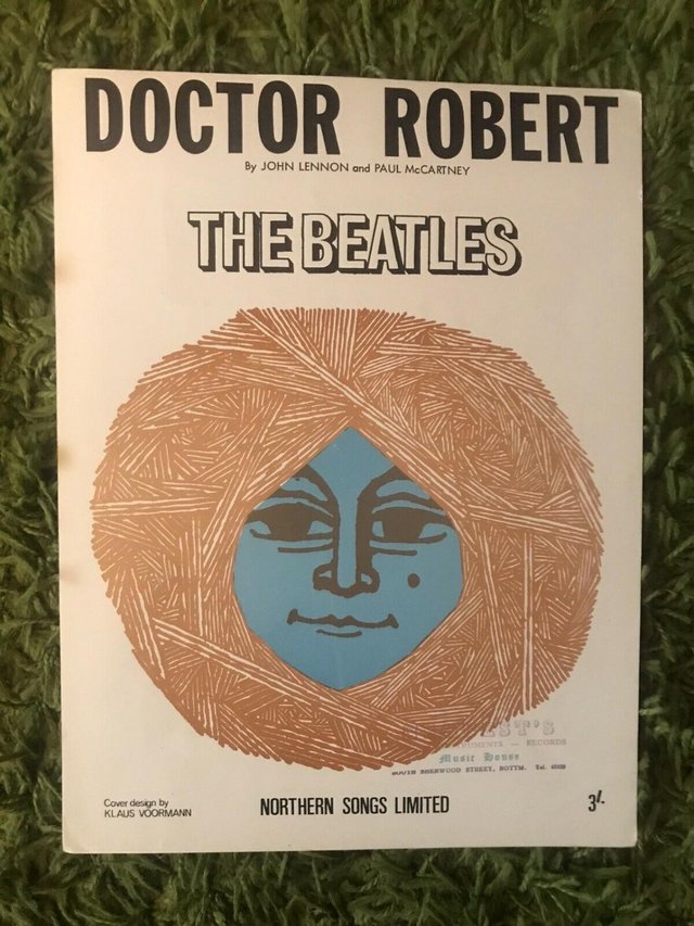 Preview of the first image of WANTED Beatles Original UK Sheet Music " Doctor Robert ".