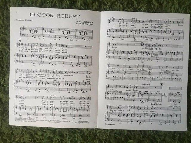 Image 3 of WANTED Beatles Original UK Sheet Music " Doctor Robert "