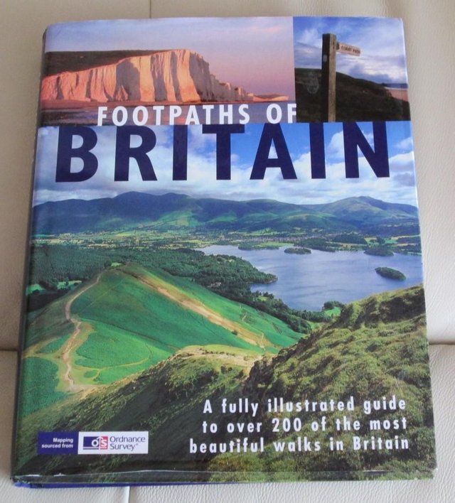 Preview of the first image of H/BACK BOOK - FOOTPATHS OF BRITAIN - BRAND NEW.