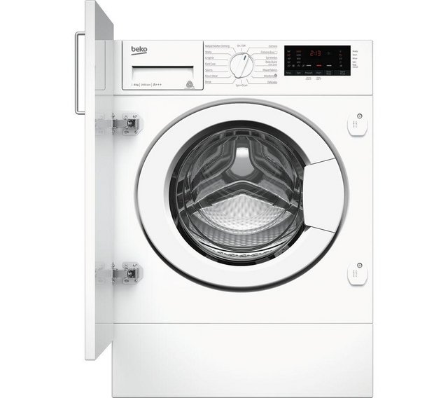 Preview of the first image of BEKO PRO 8KG INTEGRATED WASHER-1400RPM-QUICK WASH-FAB BUY.