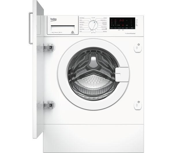Preview of the first image of BEKO PRO 7KG WHITE INTEGRATED WASHER-1600RPM-QUICK WASH-WOW.