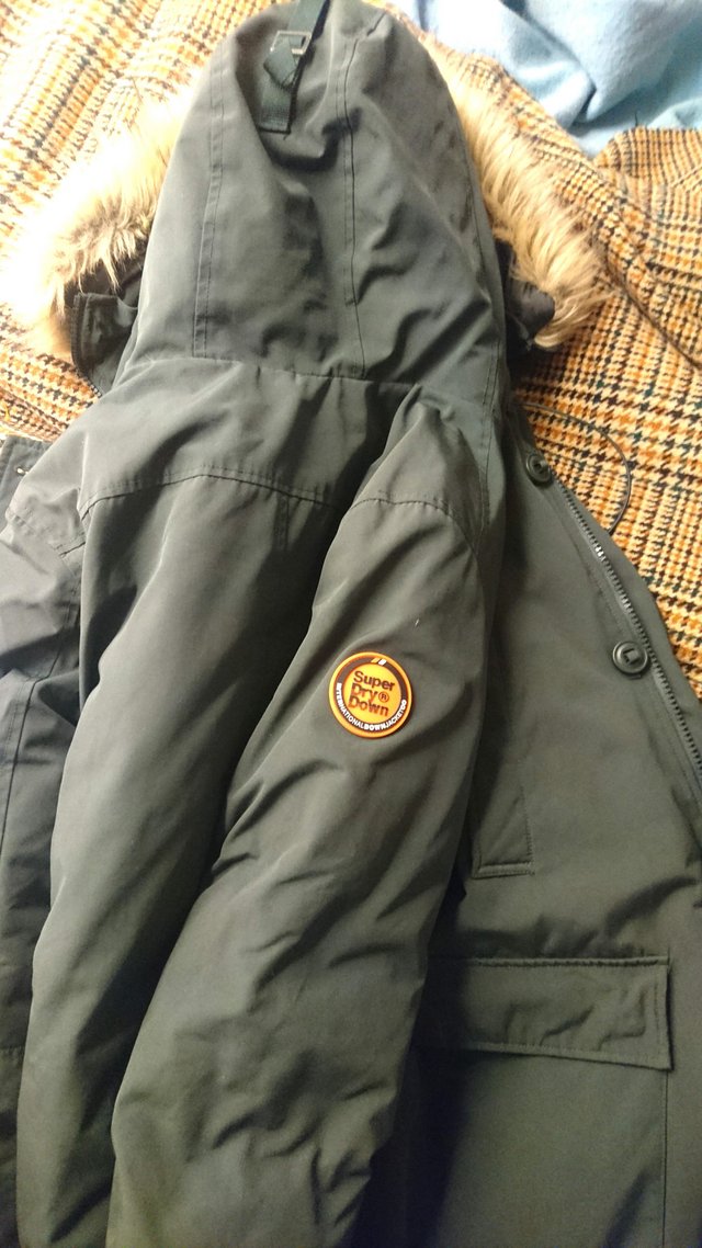 Image 4 of Superdry Premium Down Coat (Parka Style)