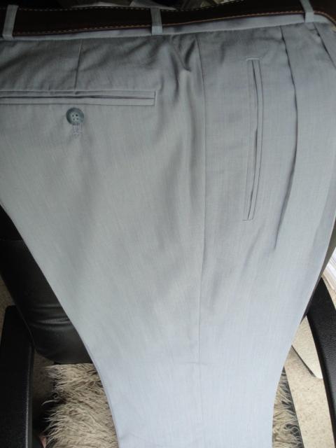 Image 2 of C&A Light Blue Trousers New. 34W 33.5L.   C306