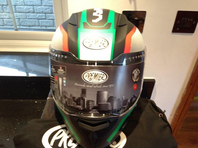 Preview of the first image of Premier Vyrus MP IT Sports Full Face Helmet.