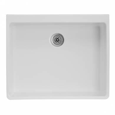 Preview of the first image of GRASMERE CERAMIC 1.0 BOWL WHITE SINK-TRADITIONAL DESIGN-NEW.